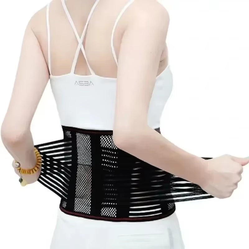 Adjustable Waist Trainer Belt Back Brace Spine Support Waist Belt Breathable Lumbar Tight Support Strap Posture Corrector