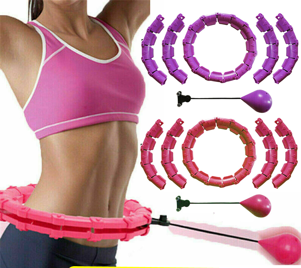 Customizable Knots Smart Hula Hoop Detachable Massage Exerciser Fitness